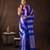 Blue handloom tissue silk saree