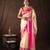 Cream handloom pure silk saree