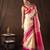 Cream handloom pure silk saree