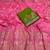 Pink Color embroidery cording sequin and thread work Dolla silk blend Saree