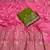 Pink Color embroidery cording sequin and thread work Dolla silk blend Saree