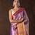 Lavender handloom tissue silk saree