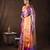 Lavender handloom tissue silk saree