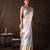 Silver handloom kanchipuram silk saree