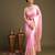 Pink handloom pure silk saree