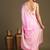 Pink handloom pure silk saree