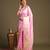 Pink handloom pure silk saree