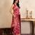 Rani pink handloom pure katan silk saree