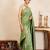 Pista green handloom pure silk saree