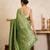 Pista green handloom pure silk saree