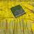 Yellow Color embroidery cording sequin and thread work Dolla silk blend Saree