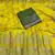 Yellow Color embroidery cording sequin and thread work Dolla silk blend Saree