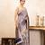 Blue handloom pure katan silk saree