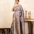 Blue handloom pure katan silk saree