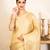 Gold handloom pure katan silk saree