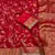 Red Color embroidery cording sequin and thread work Dolla silk blend Saree