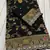 Black Color embroidery cording sequin and thread work Dolla silk blend Saree