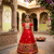 Soft paithani silk zari weaving birds pattern kids gown