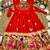 Soft paithani silk zari weaving birds pattern kids gown