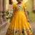 Soft paithani silk zari weaving birds pattern kids gown