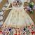 Soft paithani silk zari weaving birds pattern kids gown