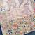 Lavender Color multicolor thread embroidery Work Silk Saree
