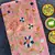 Pink Color multicolor thread embroidery Work art silk saree