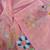Pink Color multicolor thread embroidery Work Silk Saree