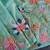 Sea Green Color multicolor thread embroidery Work Silk Saree