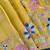 Yellow Color multicolor thread embroidery Work Silk Saree