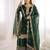 Womens new trendy embroidery coding and sequence work kurta set