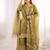 Womens new trendy embroidery coding and sequence work kurta set