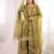 Womens new trendy embroidery coding and sequence work kurta set