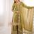 Womens new trendy embroidery coding and sequence work kurta set