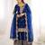 Womens new trendy embroidery coding and sequence work kurta set