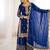 Womens new trendy embroidery coding and sequence work kurta set