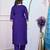 Women Embroidered Panelled Thread Work Kurta with Trousers & With Dupatta