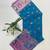 Blue color pashmina design with meena weaving banarasi silk saree