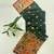 Dark green color pashmina design with meena weaving banarasi silk saree