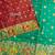 Emerald color pashmina design with meena weaving banarasi silk saree