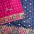 Navy blue color pashmina design with meena weaving banarasi silk saree