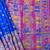 Royal blue color pashmina design with meena weaving banarasi silk saree