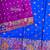 Royal blue color pashmina design with meena weaving banarasi silk saree