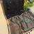Black color pure zari and meena weaving linen silk saree