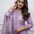 Women Floral Embroidered Regular Thread Work Kurta with Churidar & With Dupatta
