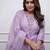 Women Floral Embroidered Regular Thread Work Kurta with Churidar & With Dupatta