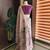 Beige color jamdani pattern and  meena weaving chanderi cotton saree