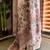Beige color jamdani pattern and  meena weaving chanderi cotton saree
