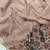 Beige color jamdani pattern and  meena weaving chanderi cotton saree