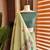Light olive color jamdani pattern and  meena weaving chanderi cotton saree